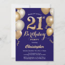 Search for navy blue 21st birthday invitations Twenty first birthday
