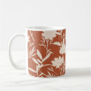 Search for flower silhouette mugs Pattern
