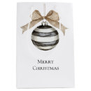 Search for black and white christmas gift bags Stripes