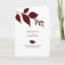 Search for autumn wedding programs Simple