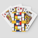 Search for geometric playing cards Colour block