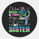 Search for love my sister stickers Awareness