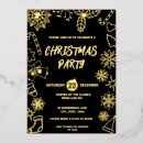 Search for black christmas invitations Modern minimalist