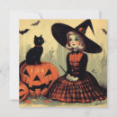 Search for retro halloween cards Witch