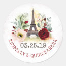Search for eiffel round stickers rose gold