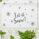 Search for black and white tea towels Winter