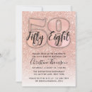 Search for 58th birthday cards invites Fifty eighth