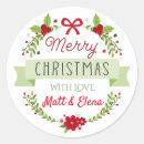Search for poinsettia wreath stickers Green
