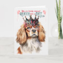 Search for cocker spaniel birthday cards pets