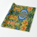 Search for sunflowers wrapping paper Yellow flower