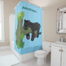 Search for black panther shower curtains Animal