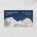 Search for fluffy white business cards Clouds