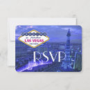Search for vegas wedding rsvp cards Blue