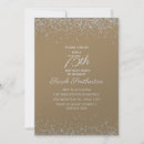 Search for silver 75th birthday invitations Elegant