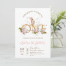 Search for some bunny is one invitations Pink floral