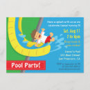 Search for water slide birthday invitations Swim