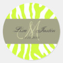 Search for zebra print wedding stickers Animal