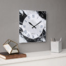 Search for black marble clocks Modern