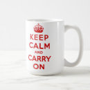 Search for keep calm and carry on mugs coffee