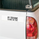 Search for scared bumper stickers Joke