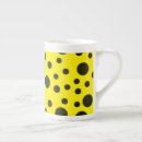 Search for yellow black polka dot mugs Pattern