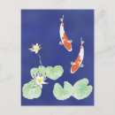 Search for watercolor koi postcards Carp