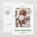 Search for happy pawlidays cards Green