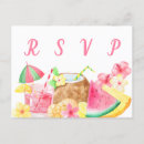 Search for hawaiian luau invitations Hibiscus