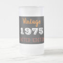 Search for 50th birthday beer glasses Retro