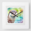 Search for japanese cat clocks Watercolor