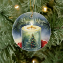 Search for candle christmas tree decorations Festive