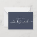Search for navy blue bridesmaid cards Modern