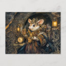 Search for tree mouse postcards Illustration