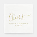 Search for gold and white wedding napkins Traditional classic classy