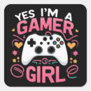 Search for girl gamer stickers Pink