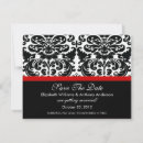Search for damask save the dates Black
