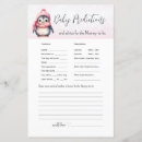 Search for winter baby shower games Pink