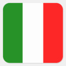 Search for green and red flag stickers Italy