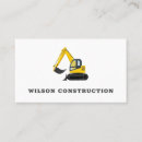Search for backhoe business cards Excavator