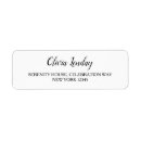 Search for bridal shower return address labels Black and white