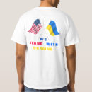 Search for ukraine usa tshirts Ukrainian flag