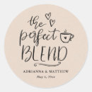 Search for the perfect blend wedding stickers Modern