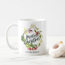 Search for watercolor floral wreath mugs Modern