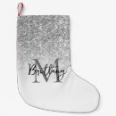 Search for luxury christmas stockings Silver