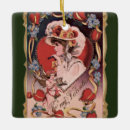 Search for vintage valentine christmas tree decorations Red