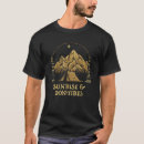Search for sunrise tshirts Camping