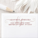 Search for maroon return address labels Professional