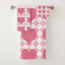 Search for pink heart bath towels Modern