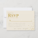 Search for dot rsvp cards Gold