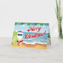 Search for surfing santa christmas cards Tropical
